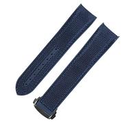 QSYJCCXD Banda di orologi in gomma per Omega Seamaster Piegatura pieghevole Cucciola fibbia Class Luxury Silicon Cingle Bracciale Accessori Bracciale