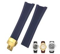 QSYJCCXD Banda di orologi in silicone in gomma per PP 5711 5712G Nautilus Wristband 25mm Blace Blue Brown Watchband Sports Cint Men