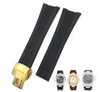 QSYJCCXD Banda di orologi in silicone in gomma per PP 5711 5712G Nautilus Wristband 25mm Blue Brown Watchband Sports Cint Men