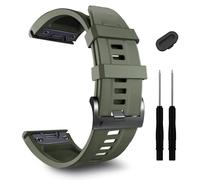 QSYJCCXD Banda di orologio da 26 mm , per Fenix 7x Pro Epix Pro 51mm Fenix 6x Watch Strap Fenix 5x Plus Silicone Wristband Fenix 6x Pro Descent Mk2i Mk3i 51mm Smartwatch braccialetto
