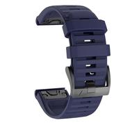 QSYJCCXD Banda di orologio da 26 mm per Fenix 7x Pro/Fenix 7x/Fenix 6x/Fenix 6x Pro/Fenix 5x/Fenix 3, 26 mm Fit Quick Fit Strap in silicone morbido per discesa MK3I 51mm/Epix Pro 51mm
