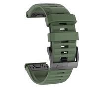 QSYJCCXD Banda di orologio da 26 mm per Fenix 7x Pro/Fenix 7x/Fenix 6x/Fenix 6x Pro/Fenix 5x/Fenix 3, 26 mm Fit Quick Fit Strap in silicone morbido per discesa MK3I 51mm/Epix Pro 51mm