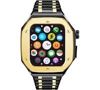 QSYJCCXD Banda per orologi per paraurti in acciaio inossidabile , per 8 7 6 5 4 SE 45mm 44mm, Mod Kit Mod Kit Bracciale Shock AoffroofrE & Case