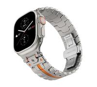 QSYJCCXD Banda per Ultra 2 49mm Series 10 9 8 7 SE 6 5 4 cinghia in acciaio inossidabile per 49 42 46mm 41 45mm 40 44mm Braccialette bracciale