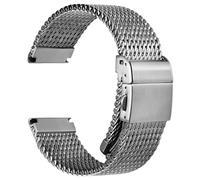 QSYJCCXD Bande di guardia con cinturino da orologio in acciaio inossidabile da 316L 20mm 21mm 21mm 22mm Milanese Woven Canda