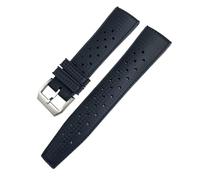 QSYJCCXD Bande di orologi a fluorobber adatte per cinghie di immersione morbida in silicone pilota IWC
