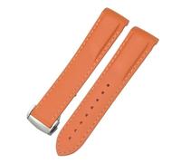 QSYJCCXD Bande di orologi in silicone in gomma per Omega Seamaster 300 Speedmaster Brand Brandband Blue Black Orange 20mm 21mm 22mm