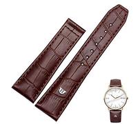 QSYJCCXD Black Brown 20mm 22mm Genuina in pelle Guida Canda , per orologi Maurice Lacroix cinghia con bracciale fibbia pieghevole