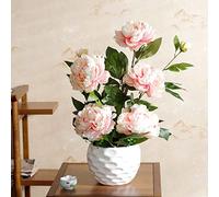 QSYJCCXD Bouquet di Fiori di Seta Floreale Finta Set di Fiori di peonia
