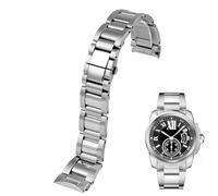 QSYJCCXD Braccialetti da orologi in metallo da 23 mm uomini in acciaio in acciaio di guardia in acciaio da guardia femminile cinturino per gli accessori in forma