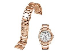QSYJCCXD Braccialetti da orologi in metallo da 23 mm uomini in acciaio in acciaio di guardia in acciaio da guardia femminile cinturino per gli accessori in forma