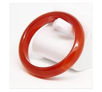 QSYJCCXD Brasso di agata corniola squisito elegante bracciale giada decorazione a mano artigianato Accessori per gioielli (59-60mm)