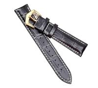 QSYJCCXD Calcoli in pelle compatibili con cinturino in pelle cinghia pp fibbia pp 19mm20mm21mm mm di cameriera maschile (argento marrone, 20mm)