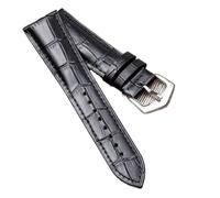 QSYJCCXD Calcoli in pelle compatibili con cinturino in pelle cinghia pp fibbia pp 19mm20mm21mm mm di cameriera maschile (argento marrone, 20mm)