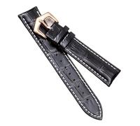 QSYJCCXD Calcoli in pelle compatibili con cinturino in pelle cinghia pp fibbia pp 19mm20mm21mm mm di cameriera maschile (argento marrone, 20mm)