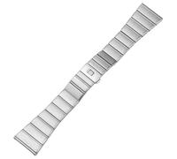 QSYJCCXD Canda di guardia in acciaio inossidabile per cinghia di orologio Omega 15mm 17mm 18mm 23mm 25mm 25 mm Solido Orologio in metallo Bracciale in acciaio