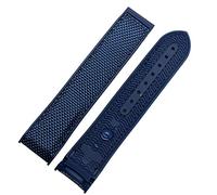 QSYJCCXD Canda di guardia in gomma in nylon per uomo Omega Disployant Clap Clasp Watch Accessori Silicone Watch Bracciale Catena