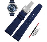 QSYJCCXD Canda di guardia in nylon ad alta densità per IWC IW377724 IW371614 cinghia di orologio 20mm 21mm 22mm Bracciale Black Armygreen Blue Tela Celt
