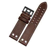 QSYJCCXD Canda di guardia in pelle genuina per Hamilton H760250 H77616533 Brand Brand Watch Straps 20mm 22mm con claspulla