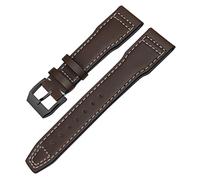 QSYJCCXD Canda di guardia in pelle genuina per iwc mark xviii le petit principe pilot orologio 20mm 21mm 22mm cinghia di mucca