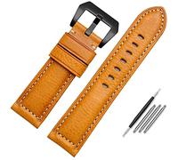 QSYJCCXD Canda di orologi in pelle per uomini, adatto per la catena di orologio in pelle italiana cittadina di Panerai 22mm da 24 mm 26 mm