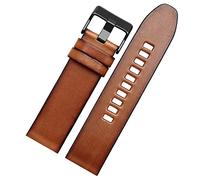 QSYJCCXD Canda d'orologeria in pelle genuina per cinghia di orologio diesel dz4476/4482 dz7408 7406 4318 cinghia 22 24 26 26 28mm di grandi dimensioni maschi di orologi da polso
