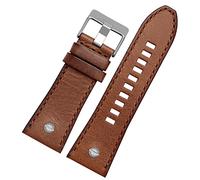 QSYJCCXD Canda d'orologeria in pelle genuina per cinghia di orologio diesel dz4476/4482 dz7408 7406 4318 cinghia 22 24 26 26 28mm di grandi dimensioni maschi di orologi da polso