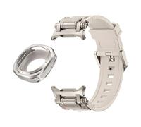 QSYJCCXD Cantura di fluorobber di custodia in metallo per orologio galassy 7 cover di copertura di protezione in metallo ultra 47 mm Bracciale sportivo per Galaxy Ultra 47mm FKM