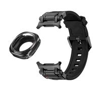 QSYJCCXD Cantura di fluorobber di custodia in metallo per orologio galassy 7 cover di copertura di protezione in metallo ultra 47 mm Bracciale sportivo per Galaxy Ultra 47mm FKM
