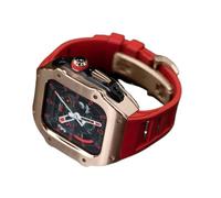 QSYJCCXD Case di orologio in acciaio inossidabile in stile RM Banda in silicone , per Ultra 8 7 6 5 4 SERS , SPORT BURFLY FUNFLY FURFLY REFIT KIT , per una serie 49 mm 45 mm 44 mm