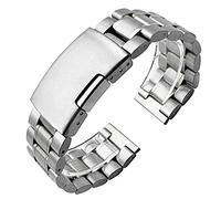 QSYJCCXD Cingcio d'oro, cinturino in acciaio inossidabile 14mm 16mm 18mm 19mm 20mm 21mm 22mm 24mm 26mm METALE METALE LINGOLO LINGOLO BRACELLA CANDETTO BRACELLA