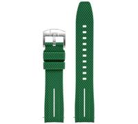 QSYJCCXD Cinghia di estremità curva ， per omega xs orologio Moonswatch da 20 mm da uomo da donna in gomma silicone a rilascio rapido per orologio per Seamaster 300 Watchbands