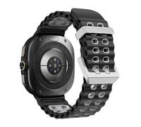QSYJCCXD Cinghia di silicone sportivo per orologio galassy Ultra 47mm Bracciale a banda marina per galaxywatch Ultra 47mm di guardia