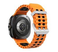 QSYJCCXD Cinghia di silicone sportivo per orologio galassy Ultra 47mm Bracciale a banda marina per galaxywatch Ultra 47mm di guardia