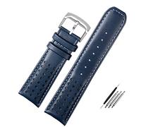 QSYJCCXD Cinghia d'oro vera in pelle per Citizen Blue Angel Generation AT8020-54L/JY8078 Air Generation Air Eagle Cowhide 22 23mm