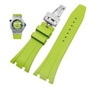 QSYJCCXD Cinghie di orologi in silicone 26mm 27mm di guardia per AP 15400 15202 15500 15703 26470SO Royal Oak Oak Offshore maschile Sports Bracciale in gomma