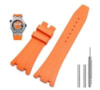 QSYJCCXD Cinghie di orologi in silicone 26mm 27mm di guardia per AP 15400 15202 15500 15703 26470SO Royal Oak Oak Offshore maschile Sports Bracciale in gomma
