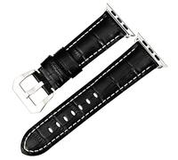 QSYJCCXD Cinta in pelle per banda 49mm 45mm 41mm 44mm 40mm 42mm 38mm Series 8 7 SE 6 5 4 3 2 Braccialette Bracciale