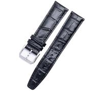 QSYJCCXD Cintura per fine della fascia piatta in pelle morbida da 20/21/22 mm per orologi per pilota di cinturini IWC Portogieser