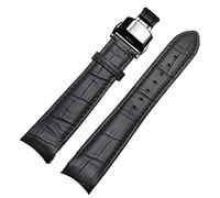 QSYJCCXD Cinturini da guardia di fine curvo per BL9002-37 05A BT0001-12E 01A Brand Watch Genuina in pelle con fibbia per farfalla 20 21 22mm