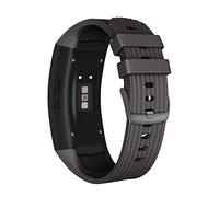QSYJCCXD Cinturini per smart watch per Gear Fit 2 Pro cinturino in silicone fitness cinturino da polso Gear Fit2 Pro SM-R360 cinturino regolabile (colore: rosso nero)