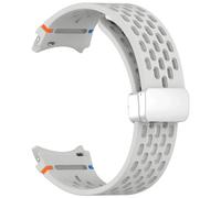 QSYJCCXD Cinturino da 20 mm per Galaxy Watch 4 5 Pro 6 7 7LTE 44mm 40mm Watch4/6 Cinturino in Silicone Classico Senza Gaps Bracciale Correas, Classic 43mm 47mm