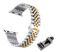 QSYJCCXD Cinturino in acciaio in metallo per banda ultra 49 mm 46 mm 44 mm 38 mm 42 mm Serie di braccialetti di ricambio 10 9 8 7 6 5 45 mm 41 mm in acciaio inossidabile in acciaio inossidabile