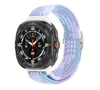 QSYJCCXD Cinturino in nylon intrecciato Solo Loop per Galaxy Watch 7 Ultra Band 47 mm elastico in nylon intrecciato cinturino Correa Watchbands, Watch 7 Ultra