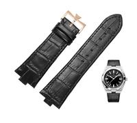 QSYJCCXD Cinturino in pelle reale per Vacheron Constantin Serie all'estero 4500V 5500V P47040 Fibbia in acciaio inox Men orologio STRAP 25-8MM, 25-8mm