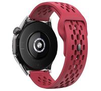 QSYJCCXD Cinturino in silicone con foro 18 20 22mm per Galaxy Watch 7 FE 6 5 per GT5 4 3 braccialetto pro per Redmi watch 5 lite 5 cinturini attivi