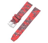 QSYJCCXD Curvad No Gap in gomma Cingcio per Omega Speedmaster Watch Bande di sostituzione Men Donne 20mm Watchbands Fibbia in oro in oro fibbia rosa Black Fibbia nera