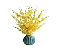 QSYJCCXD Dancing Orchid Orchide Fino Fino Flower Simulazione Artificiale Flower Set Bouquet per Arredamento per uffici per la casa per Matrimoni per Interni per la scrivania