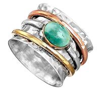 QSYJCCXD Eleganti anelli per donne retrò gli anelli da uomo e da donna rivelano i tuoi regali di Natale per la ragazza occasione speciale