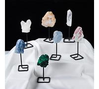 QSYJCCXD Elettroplato di Pietra Grezza Naturale Cluster Cristallino Trasparente a Cristallo di energia Irregolare Collezione di esemplari di casa Ornament, Cluster di Cristalli